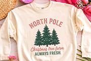 North Pole Tree Farm Christmas PNG, a Seasonal Illustration by CrexoraLab (Thumbnail 3 of 4)
