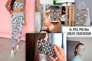 Moroccan Mixed Patern. Tile Design, a Pattern Graphic by DeMih (Thumbnail 6 of 8)