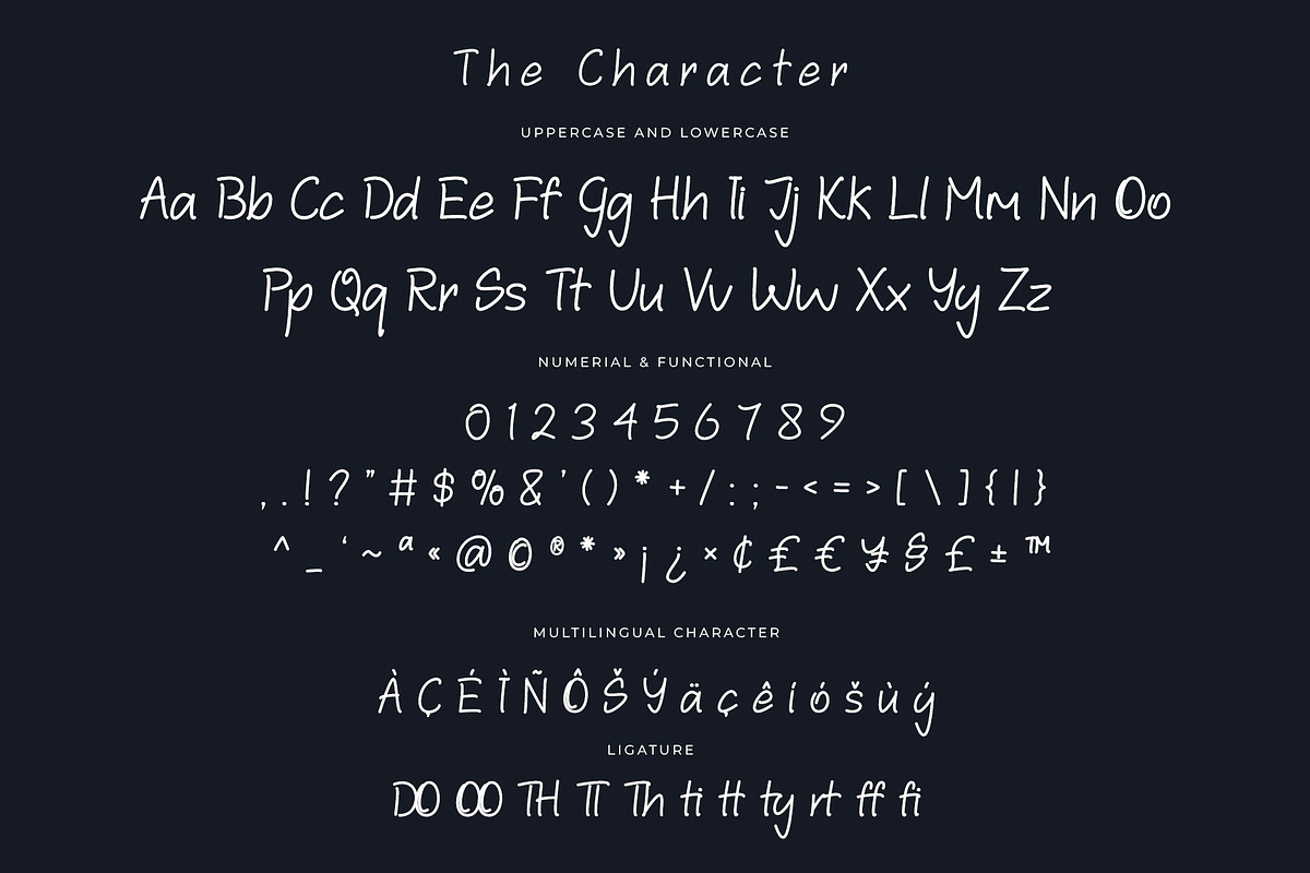 Deamor Handwritten Font, a Handwritten Font by Bilahstudio (Photo 8 of 10)