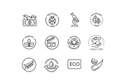Natural Food Line Icons Set, a Food Illustration by Tettygreen (Thumbnail 2 of 3)