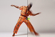 Motion Blur Halftone Photo Effect, a Layer Style Add-On by dokudokunomi (Thumbnail 5 of 8)