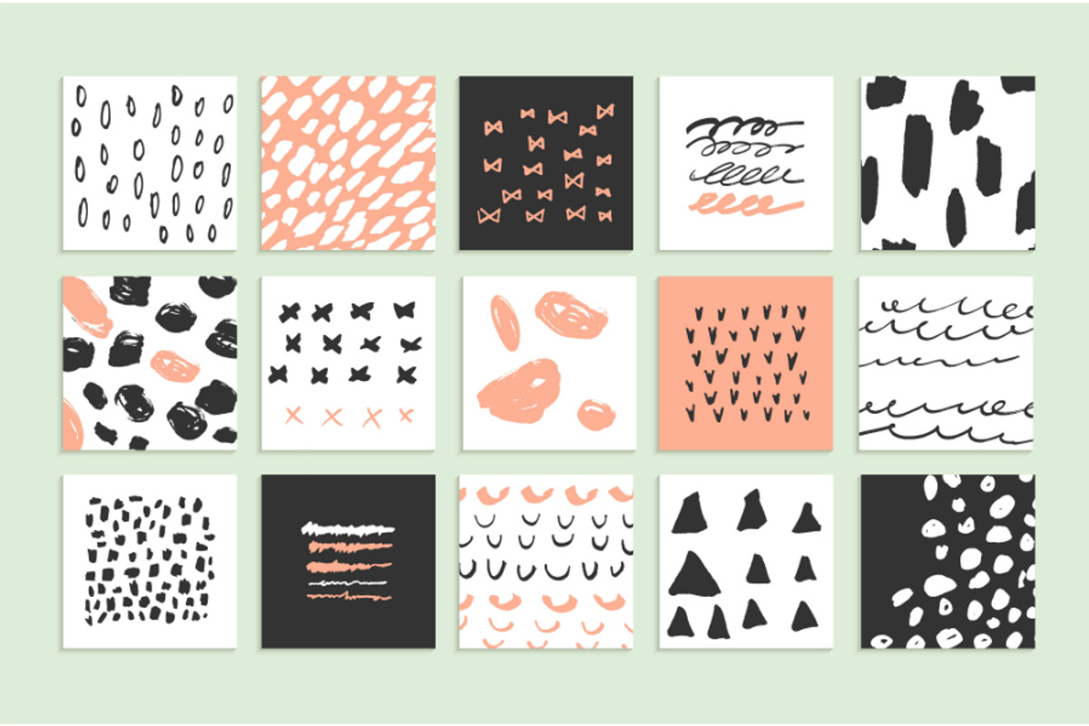 Marker textures,25 cards,8 gift tags preview 3