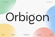 Geometric Corporate Font - Orbigon, a Sans Serif Font by RagamKata (Thumbnail 1 of 10)