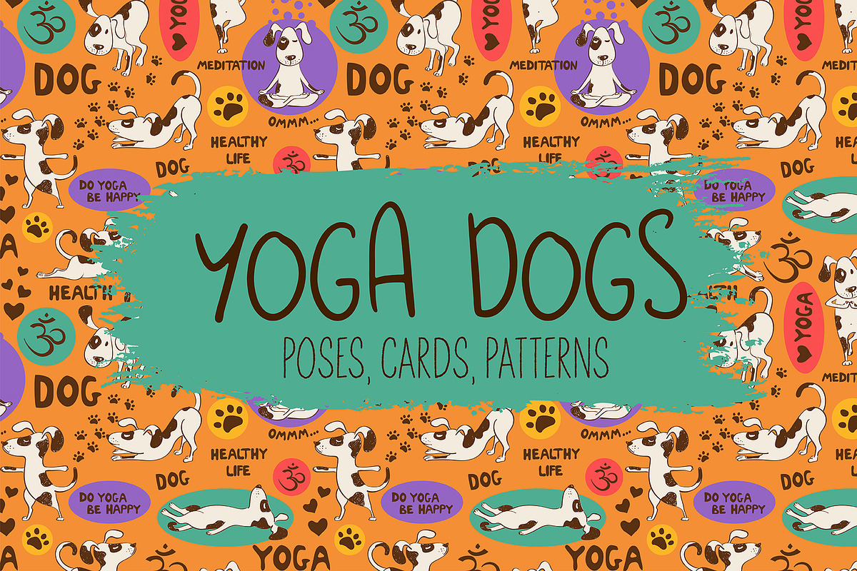 Yoga Dogs, an Animal Illustration by Annakniaz (Photo 1 of 9)