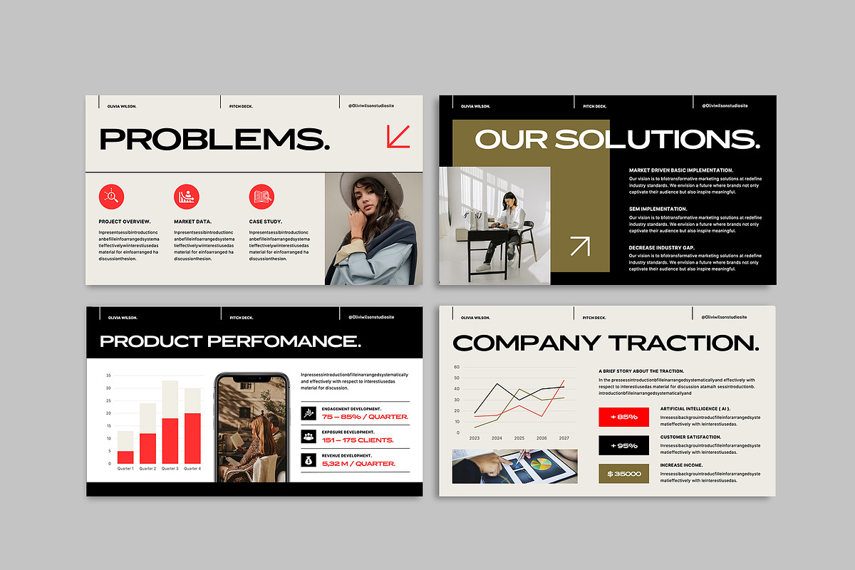 Pitch Deck Presentation, a Presentation Template by Occy Design (Photo 3 of 8)