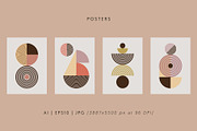 Mid-Century Modern Posters, a Decorative Illustration by Léo Alexandre (Thumbnail 3 of 11)