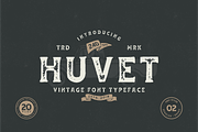 Huvet, a Font by 24Design Studios (Thumbnail 1 of 7)
