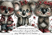 Summer Beach Koala PNG Clipart, an Animal Illustration by Designking (Thumbnail 1 of 5)
