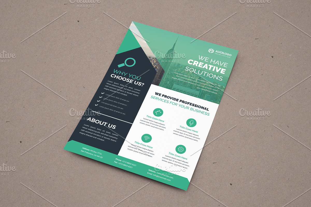 Flyer Template, a Flyer Template by Alice_s (Photo 3 of 10)