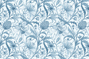 Blue Dreams., a Pattern Graphic by Designs by Helen Trupak (Thumbnail 9 of 10)