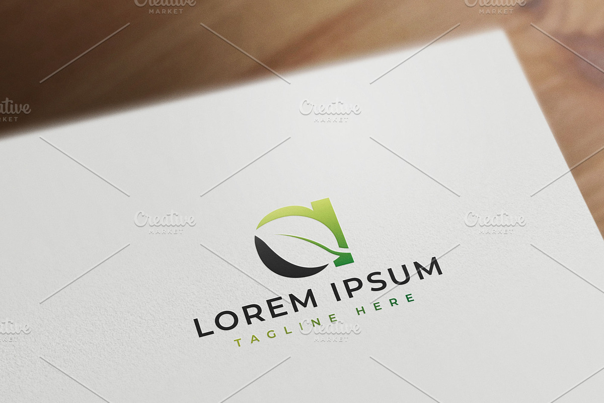 Letter A leaf logo, a Branding & Logo Template by vectplus (Photo 1 of 2)