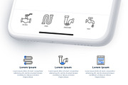 Plumbing | 32 Icons Set, an Outline Icon by Marina Silence (Thumbnail 12 of 17)