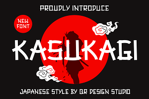 Kasukagi - Japanese Font