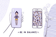 30 Yoga Poses, a Healthcare Illustration by Apolinarias Art (Thumbnail 8 of 9)
