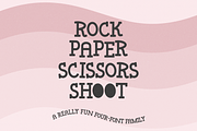 Rock Paper Scissors Shoot Serif, a Serif Font by Beck McCormick (Thumbnail 1 of 10)