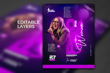 customizable Church flyer Proverbs31, a Flyer Template by church flyer templates