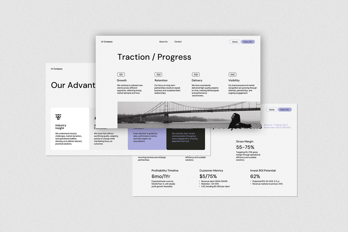 Pitch Deck Presentation Template, a Presentation Template by evgenystudio (Photo 6 of 9)
