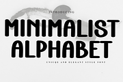 Minimalist Alphabet, a Script Font by FreshTypeINK (Thumbnail 1 of 8)
