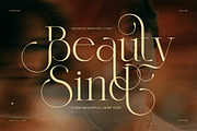 Beauty Sind Elegant Serif Font, a Serif Font by Graphicxell (Thumbnail 1 of 8)