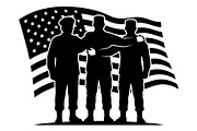 Military Brotherhood Patriot Flag, an Object Graphic by Gfx_Store (Thumbnail 14 of 17)