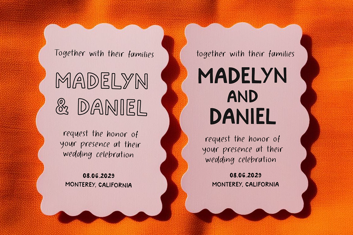 Handwritten Sans Outline Display, a Handwritten Font by Kaya Fonts (Photo 8 of 24)