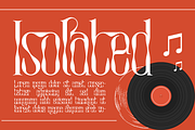 Radiation Structure - Condensed Font, a Serif Font by 177Studio (Thumbnail 2 of 8)