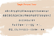 Simple Present Tense, a Handwritten Font by Creative Writting (Thumbnail 5 of 6)