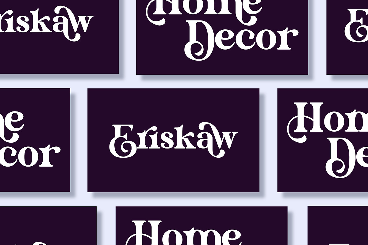 Eriskaw Serif Fonts, a Serif Font by mahstudios (Photo 3 of 10)