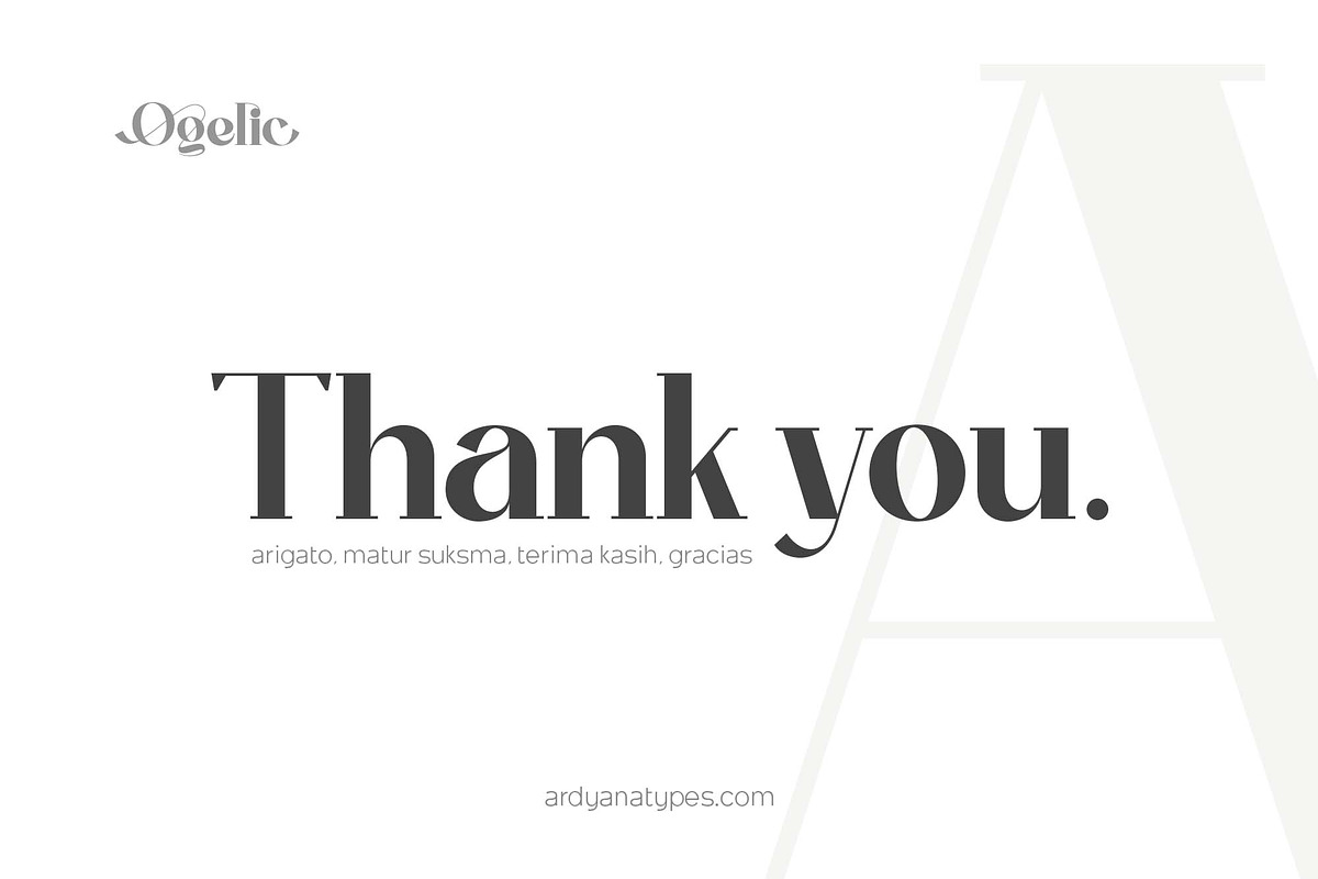 Ogelic - Serif Typeface, a Serif Font by Ardyanatypes (Photo 12 of 12)