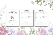 Phone Call Log Book, a Stationery Template by design_hut (Thumbnail 3 of 3)