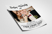 Just Get Married Flyer Template, a Flyer Template by Psd Templates (Thumbnail 2 of 2)