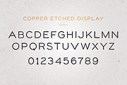Copper Etched Display Font, a Font by Good Craft Supply Co. (Thumbnail 2 of 6)