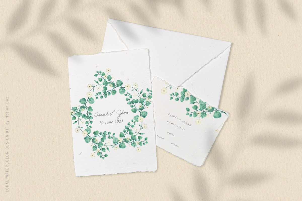 Floral Watercolor Design Big Pack, an Object Graphic by Motion-Box (Photo 4 of 17)