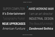 Bebas Neue Pro - Exp Italic, a Sans Serif Font by Dharma Type (Thumbnail 5 of 13)