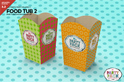 Paper Food Tub Packaging Mockup, a Cups & Container Mockup by INCDesign (Thumbnail 1 of 6)