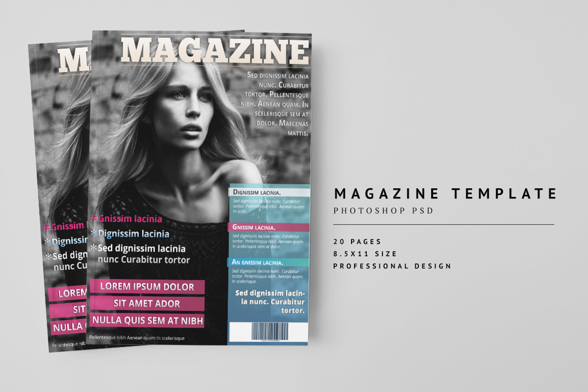Magazine Template 12, a Magazine Template by pmvch (Photo 1 of 10)