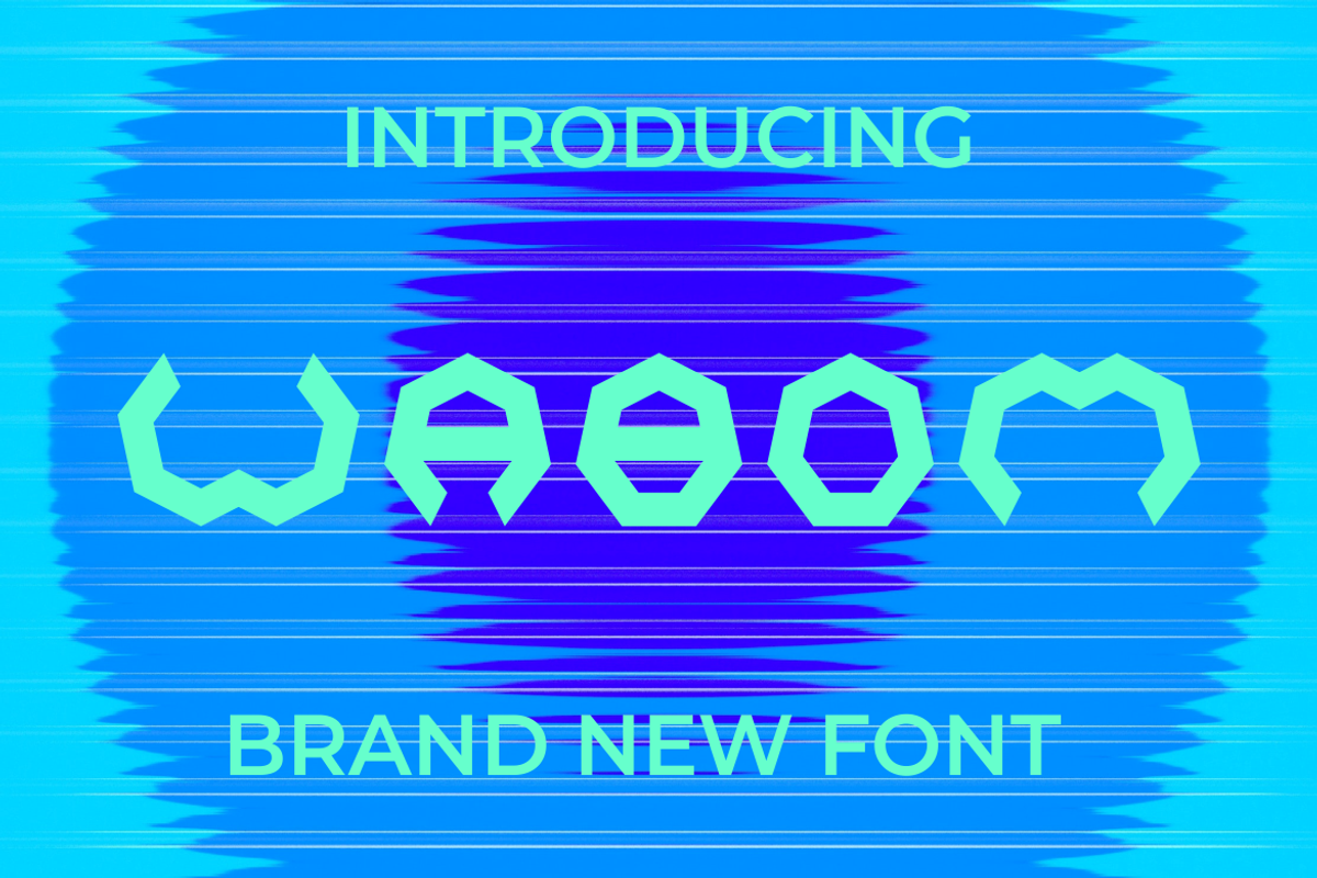 WABOM Font, a Sans Serif Font by MaikoHatta (Photo 1 of 3)