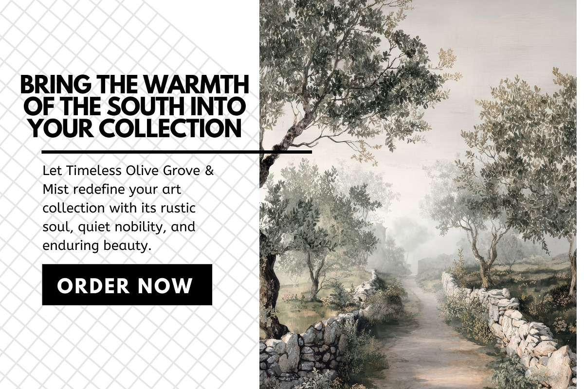30+ Timeless Olive Grove & Mist, a Decorative Illustration by Virgo Studio (Photo 6 of 6)