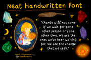 Neat Handwritten Font - Journaling, a Handwritten Font by Mussbolo Studio (Thumbnail 1 of 5)