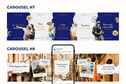 Scrapbook Travel Seamless Carousels, a Social Media Template by Anna Design Studio (Thumbnail 7 of 11)