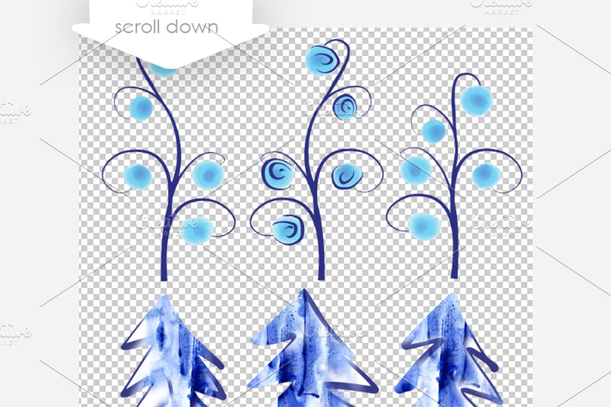 Winter Time Set, a Card Template by Marina Grau (Photo 4 of 6)