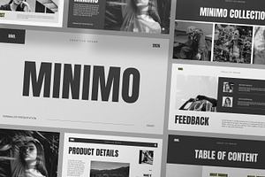 Minimo Minimal Google Slide Template