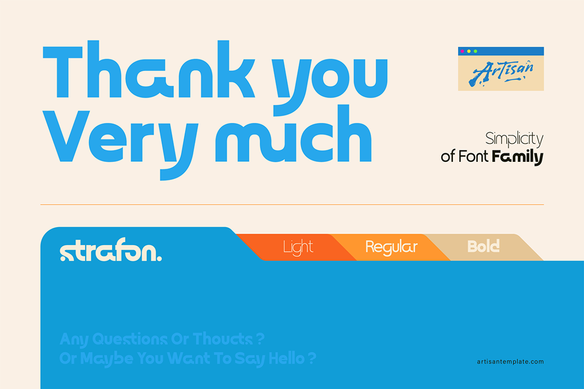 Strafon, a Sans Serif Font by Artisan Themes (Photo 11 of 11)