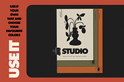 Botanical Vases Illustration Set, a Decorative Illustration by dicreate (Thumbnail 7 of 18)