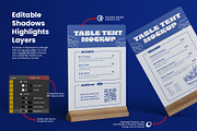 A5 Menu Table Tent PSD Mockup Set, an Advertising Mockup by Remnand Studio (Thumbnail 5 of 11)
