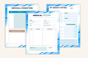 Medical Tracker Mega Bundle, a Stationery Template by Designmela01 (Thumbnail 5 of 10)