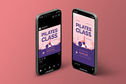 Pilates Class Flyer, a Flyer Template by Neermana (Thumbnail 4 of 4)