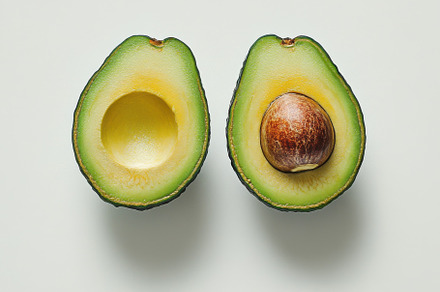 Avocado, alligator pear with half av, a Background Photo by Pixeness