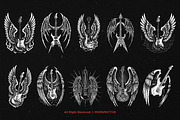 10 Bundle Dark Art Guitar Wings, an Illustration by Morspective (Thumbnail 6 of 7)