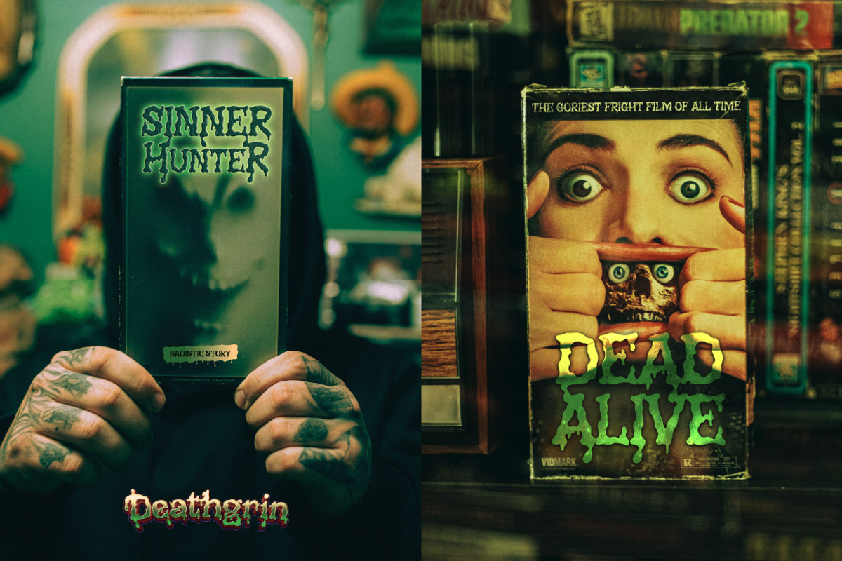 Deathgrin, a Serif Font by Burntilldead (Photo 8 of 11)